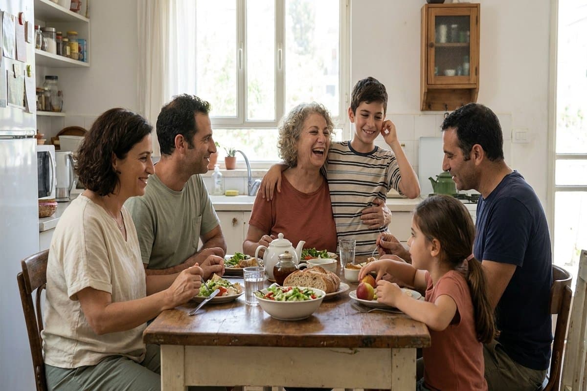 סוכן ביטוח מייעץ לזוג בנושא ביטוח חיים ובריאות